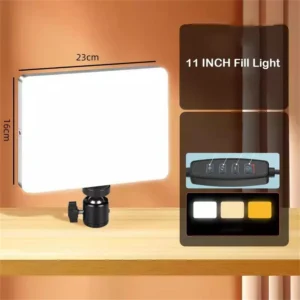 LED Video Light With Professional Tripod Stand and Remote Control