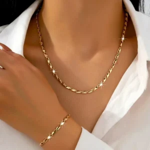 Sexy and Luxurious Women’s Necklaces and Bracelets Jewelry Set