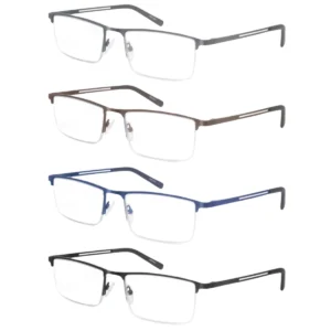 Anti Glare Metal Frame Unisex Blue Light with UV400