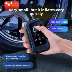 Portable Electric Car Air Pump With Pressure Gauge