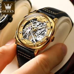 Olevs Men’s Waterproof Mechanical Wristwatch