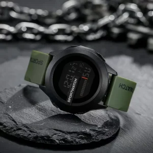 Multi-functional simple fashion luminous sports electronic watch