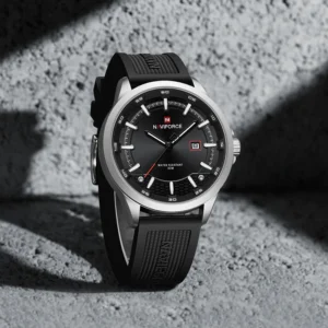 NAVIFORCE Men Sport Luxury Military Auto Date Silicone Wristwatch