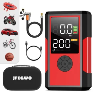 200PSI Portable Electric Car Air Pump With Battery 10000mAh