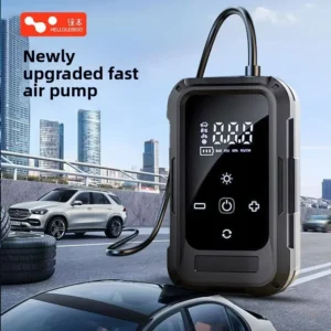 Portable Electric Car Air Pump With Pressure Gauge