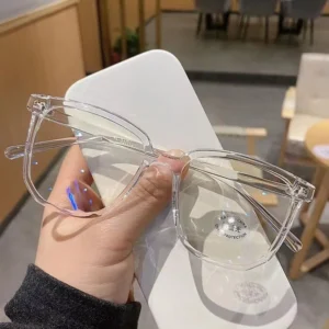 Women’s Anti-blue Light Retro Flat Light Frame Eye Wear