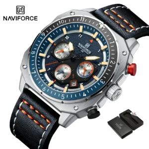 NAVIFORCE Sports Multifunction Waterproof Watches for Men