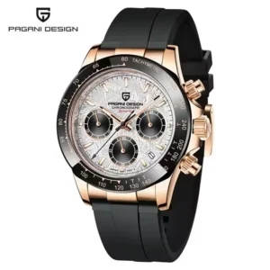PAGANI DESIGN Men’s Quartz Watches Sapphire Retro Chronograph